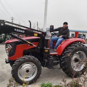 รถแทรกเตอร์การเกษตรขนาดใหญ่ TD Chassis 80 แรงม้า ขับเคลื่อน 4 ล้อ พร้อมเครื่องยนต์และเกียร์สำหรับใช้งานในฟาร์ม - Product Image 6