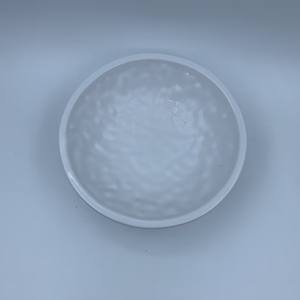 D 12.5 cm Hauteur 4.5 cm 210 G Mélamine Matériel Imitation Porcelaine Blanc Brillant Couleur Clés Bijoux Petits Plateaux - Product Image 2