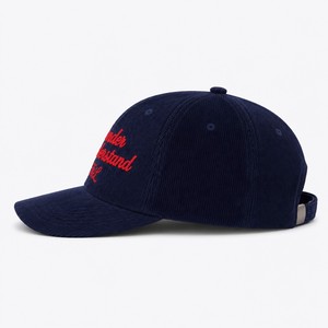 Wholesale Custom Logo Chenille Embroidered 6 Panel Corduroy Snapback Cap Luxury <b>Flat</b> Brim Gorras <b>Hat</b> Manufacturer - Product Image 4