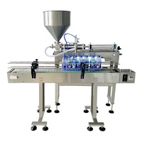 Machine de remplissage automatique pneumatique à tête unique pour beurre de cacahuète, shampoing, miel et cosmétiques, petite taille, pour la fabrication industrielle