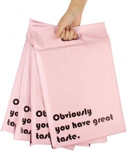 Durable 100% Biodegradable Courier Delivery <b>Bag</b> with Portable Handle <b>Compostable</b> Mailing <b>Bag</b> for Shipping Clothing - Product Image 2