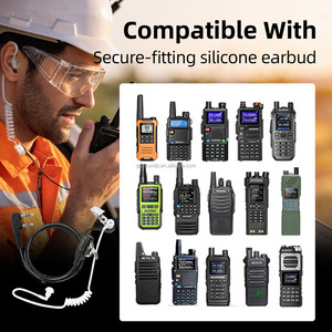 Écouteur professionnel de sécurité FBI, écouteur radio bidirectionnel à deux broches, écouteur à tube d'air de type K pour radio Baofeng Kenwood Retevis - Product Image 6