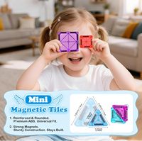 Ensemble de jouets de construction magnétique de haute qualité pour enfants, parking 3D miniature portable de poche, cadeau pour les garçons et les filles