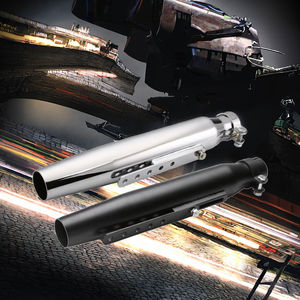 Nuevos Tubos de Escape Cortos 2X Slip-On para <span class=keywords><strong>Harley</strong></span> Sportster 883 <span class=keywords><strong>1200</strong></span> 48 2004-2019 y <span class=keywords><strong>2020</strong></span>, Silenciadores de Escape Negros para Motocicleta - Product Image 3