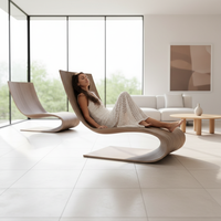 Meubles paramétriques personnalisés pour une personne, tabouret en bois massif pour intérieur et extérieur, sièges décontractés pour centres commerciaux et centres de vente