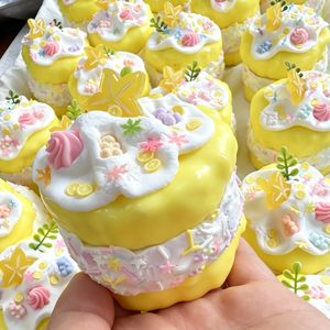 Juguete Antiestrés de Material TPR con Forma de Pastel de Álamo Crujiente, Hecho a Mano, para Niños y Niñas Mayores de 15 Años, Regalo Festivo - Product Image 4