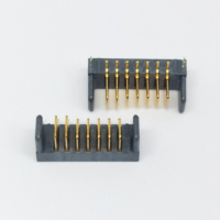 Connecteur mâle DGDTE A12M 2.0mm à 7 broches avec deux hauteurs de borne, boîtier en alliage de cuivre et plastique noir pour batterie de drone