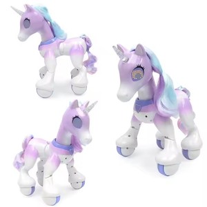 Cheval <span class=keywords><strong>Licorne</strong></span> <span class=keywords><strong>Robot</strong></span> Dessin Animé Animal Mignon Induction Intelligente Modèle Électrique <span class=keywords><strong>Jouet</strong></span> Educatif pour Animaux de Compagnie - Product Image 5