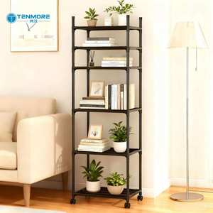 Étagère de rangement roulante robuste, directement de l'usine, avec colonnes de 16 mm d'épaisseur, <span class=keywords><strong>pour</strong></span> cuisine <span class=keywords><strong>et</strong></span> salle de bain - Product Image 2