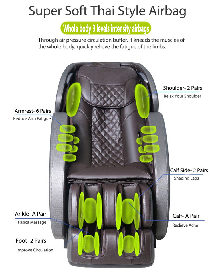 A025 massage chair — angle view