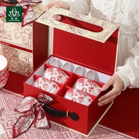 Vaisselle en céramique écologique de haute qualité, motif végétal, assiettes en porcelaine durables, technique sous-glaçure, cadeau idéal