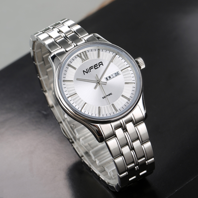 Waterproof Quartz Wristwatch Simple and Elegant Design Comfortable Strap Suitable for Daily Wear Business and Special Occasions