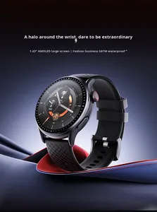 <span class=keywords><strong>Reloj</strong></span> Inteligente con Pantalla AMOLED, Resistente al Agua 3ATM, Cámara HD de Silicona, Pantalla Táctil, Carga Magnética, Monitor de Frecuencia Cardíaca, Monitor de Sueño - Product Image 2