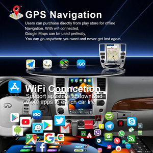 Pantalla Carplay de 12.1 Pulgadas, Reproductor de DVD Estéreo para Automóvil Android para Nissan Armada 2006-2010/Infiniti QX56 2007-2013, Sistema Multimedia - Product Image 4