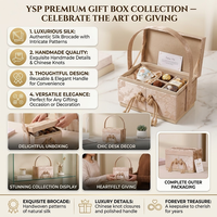 Caja de Regalo de Lujo Personalizada de Estilo Chino con Asa, Elegante Caja de Presentación para Recuerdos de Boda, Regalos de Boutique