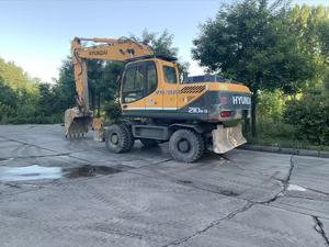 Excavadora de Alta Calidad con Motor Cummins, Excavadora Hidráulica de Ruedas Usada, Hyundai 210W-9 de 21 Toneladas para Construcción - Product Image 2