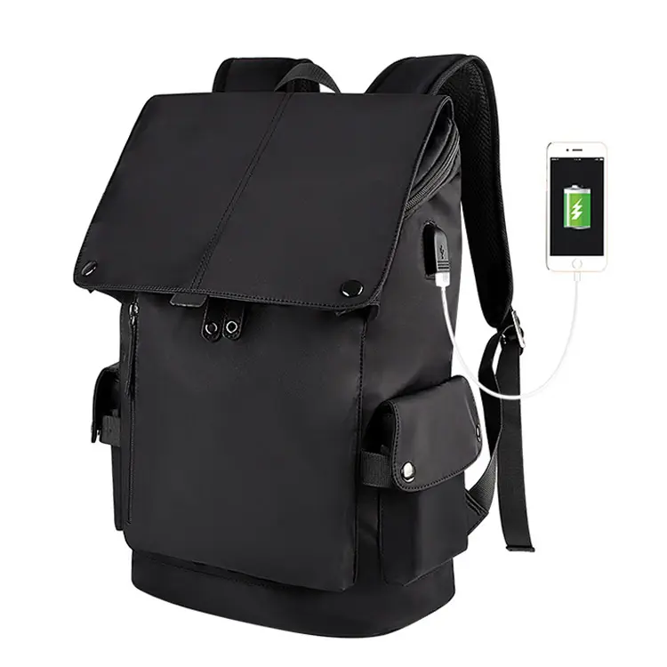 Sac à dos étanche en Polyester pour hommes, grande capacité, avec chargeur USB, à la mode, décontracté, pour Macbook, Offres Spéciales