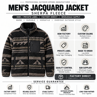 Veste d'hiver en polaire pour homme, color block, sherpa, fermeture éclair intégrale, manteau décontracté d'extérieur, OEM ODM, marque privée, fournisseur d'usine en gros