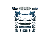 Kit de carrosserie pour BMW 2020-2022 X6 G06 lifting à 2023 + X6MT Style lifting phare LED nouveau pare-chocs avant accessoires de voiture jupe latérale