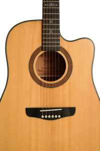 กีตาร์โปร่งไฟฟ้า 41 นิ้ว ยี่ห้อโอเวชั่น เครื่องดนตรี กีตาร์โฟล์ค ผลิตในประเทศจีน - Product Image 5