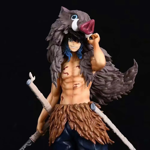 Nuovo Design all'ingrosso giocattoli di <span class=keywords><strong>personaggi</strong></span> giocattolo modello figura uccisore di <span class=keywords><strong>demoni</strong></span> hashibra Inosuke Anime Kimetsu No Yaiba figura - Product Image 5