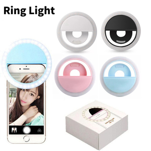 <span class=keywords><strong>Mini</strong></span> Anneau Lumineux LED Rechargeable 36 LED pour Maquillage, Photographie et Téléphone – Idéal pour Selfie et Vlogging - Product Image 1