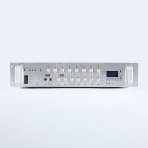 2U 6-Zone 100V Mixer 150W Amplifier with ECHO DELAY