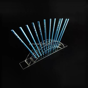 Portamatite in acrilico a forma di ponte supporto per espositore a penna singola in acrilico trasparente per 12 penne - Product Image 2