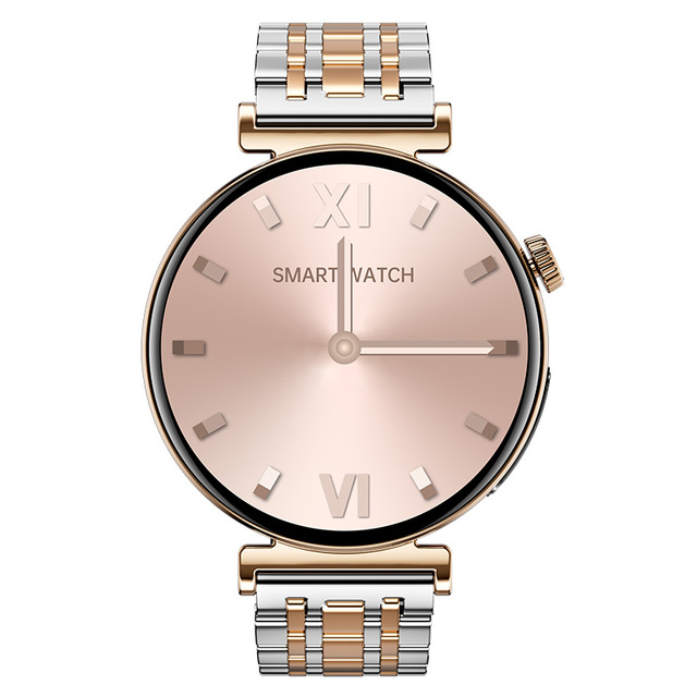 2025 Model Women's Smartwatch - Steel Strap - Measures Blood Lipid, Body Fat, Electrocardiogram and Has Emergency Call Function