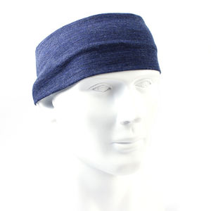 ربطة رأس من صوف المارينو بشعار مخصص ، ربطة رأس مريحة من القماش ، ربطة رأس رياضية للرجال - Product Image 1