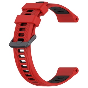 <span class=keywords><strong>Bracelet</strong></span> à boucle en métal noir 22mm pour Garmin <span class=keywords><strong>Forerunner</strong></span> 965 955 945 <span class=keywords><strong>935</strong></span> <span class=keywords><strong>Bracelet</strong></span> de montre en silicone sport bicolore - Product Image 4