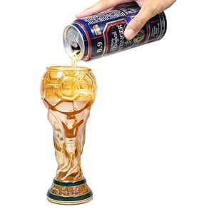 Jarra de Cerveza Creativa de Cobre con Diseño de Hércules para Bar y Regalos Empresariales, Taza de Cerveza de Vidrio - Product Image 1