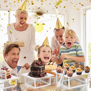 Soporte cuadrado dorado <span class=keywords><strong>para</strong></span> pastel Soporte elegante <span class=keywords><strong>para</strong></span> pastel de <span class=keywords><strong>boda</strong></span> Exhibición de mesa de postre <span class=keywords><strong>para</strong></span> fiesta de cumpleaños - Product Image 5