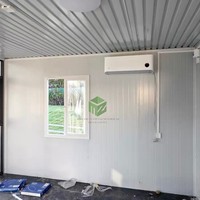 Mini-straatwinkel 10FT Modulaire Prefab Verplaatsbare Demontabele Flatpack Containerhuis