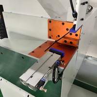 Scie à onglet double tête CNC 450 pour découpe d'aluminium, machine de découpe de profil à 45 degrés pour portes, fenêtres et armoires