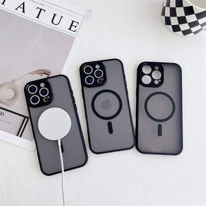 Coque de téléphone magnétique sans fil antichoc Lichicase pour iPhone 18 18 <span class=keywords><strong>Pro</strong></span> 18 <span class=keywords><strong>Pro</strong></span> Max, coque de téléphone translucide mate - Product Image 1