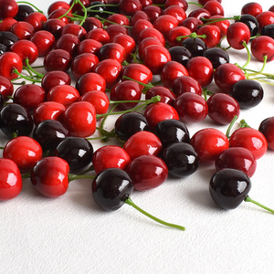 Vente en gros de modèles de cerises artificielles rouges et jaunes pour Noël et Thanksgiving - Product Image 5