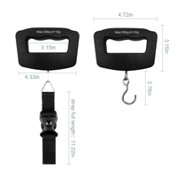 Vente chaude 50 KG Poche Électronique Suspendue Balance Numérique pour Voyage Électronique Bagages Voyage Balance