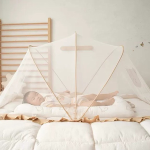 Zanzariera Pieghevole per Lettino <span class=keywords><strong>Neonato</strong></span>, Copertura Anti-Zanzare per Bambini, Ideale per l'Estate - Product Image 4