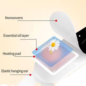 Masque oculaire jetable personnalisé auto-chauffant avec sangle élastique en coton tricoté, compresse chaude instantanée pour le sommeil nocturne, fourniture OEM - Product Image 2