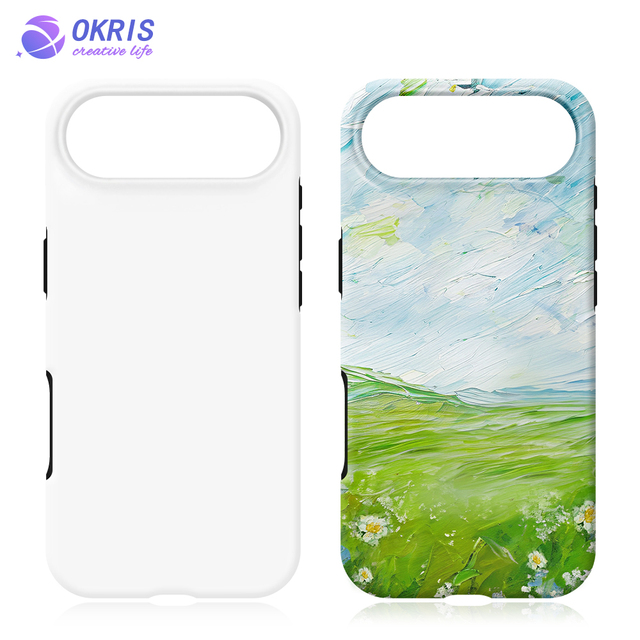 Fashion Blank Design Custom 3D 2in1 Coated Sublimation Phone Cases PC TPU Protector Shell for Iphone 17, 17Air, 17Pro, 17pro Max