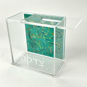 Custom Lucite Acrylic Hockey Puck Display Modern for with Stunning UV Pattern - Product Image 5