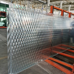 バスルーム家具オフィス用エンボスガラス多パターン強化ガラスベストセラー - Product Image 3