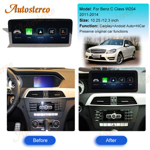 Autostereo Không Dây Carplay 10.25 "/12.3 ''<span class=keywords><strong>Linux</strong></span> Màn Hình Cho Mercedes Benz <span class=keywords><strong>C</strong></span> Class W204 2011 2014 Đa Phương Tiện Đài Phát Thanh <span class=keywords><strong>Receiver</strong></span> - Product Image 5