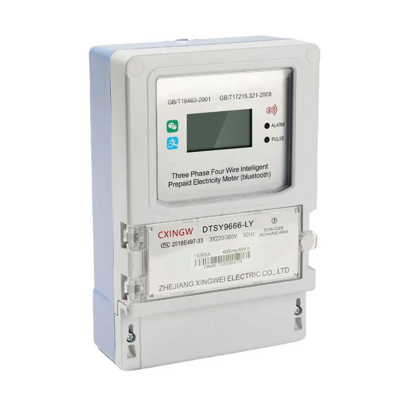 DTSY9666 WiFi Smart energy meter Three Phase Four Wire Electronic Prepaid Electricity Meter KWH Meter/Watt Meter