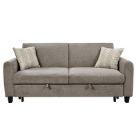 Moderner Europäischer Stil zur Hausdekoration Neuer Platzsparender Transformer 2S 3-Sitzer Hotelbettwäsche für Wohnzimmer-Schlafsofa mit USB