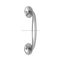 OMG Industries Poignée à levier en fonte Serrure à mortaise en aluminium Finition noire pour commode de chambre à coucher Armoires de cuisine Tiroirs d'extérieur