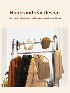 Perchero <span class=keywords><strong>de</strong></span> Ratán Vintage, Perchero <span class=keywords><strong>de</strong></span> Pie hasta Techo, Tendedero Vintage, Perchero Móvil <span class=keywords><strong>de</strong></span> Esquina, Estilo Francés - Product Image 5