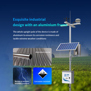 Station météo intelligente IoT 5-en-1, pluviomètre et capteur de vent de haute précision et surveillance sans fil 4G/LoRa/RS485 - Product Image 4