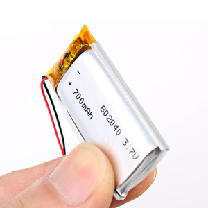 사용자 정의 <span class=keywords><strong>802040</strong></span> 700mah 1000mah 3.7v 리튬 폴리머 배터리 리튬 이온 셀 충전식 배터리 Lipo 배터리 - Product Image 5